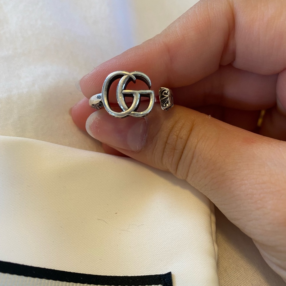 GUCCI DOUBLE G KEY RING - Picture 2 of 7